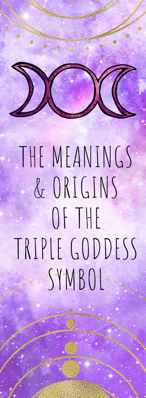 triple goddess symbol|More.